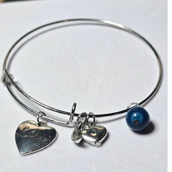 ALEX AND ANI " J" ENERGY USA AMULET BRACELET 2013 - Picture 1 of 7